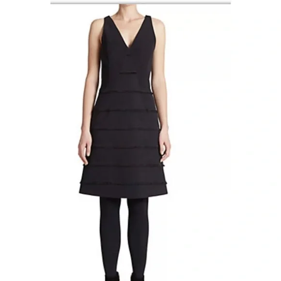 Akris | Dresses | Akris Punto Womens Black Neoprene Elegant Dress Size 6  Nwt | Poshmark